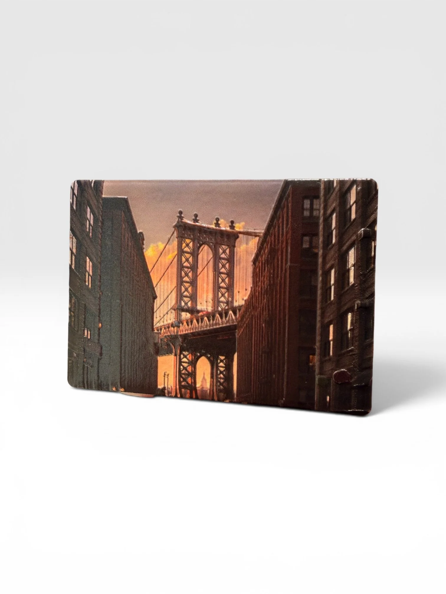 Custom 3D Printed Photo Magnet City Landscape for Personalized Keepsake Gift