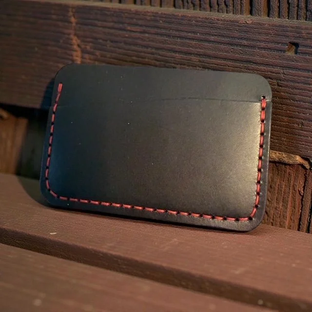Custom Leather Card Holder, Handmade leather wallet, Minimalist Wallet, personalized gift