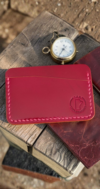 No. 51 — Shell Cordovan Horizontal Card Holder | Handcrafted, One-of-One, Ready to Ship
