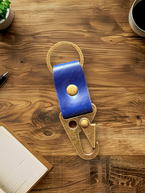 Shell Cordovan Leather Key Clip — One of a Kind