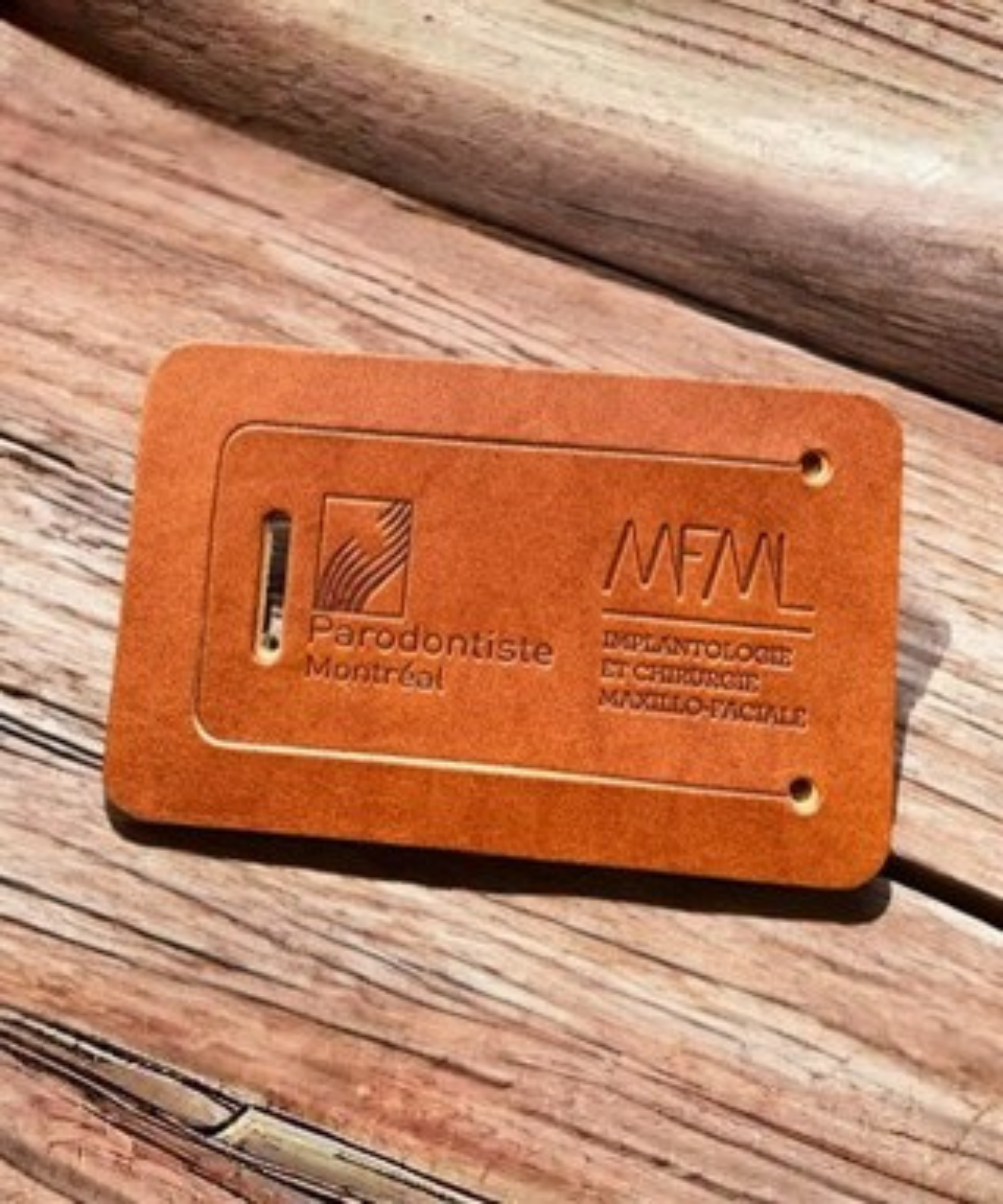 Custom Leather Luggage Tag — Embossed Logo or Personalization | Corporate Travel Gifts & Events