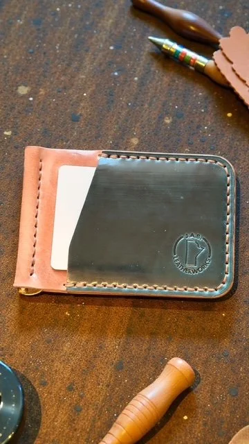 Shell Cordovan Bifold Money Clip Wallet | Ready to Ship Luxury Leather Wallet