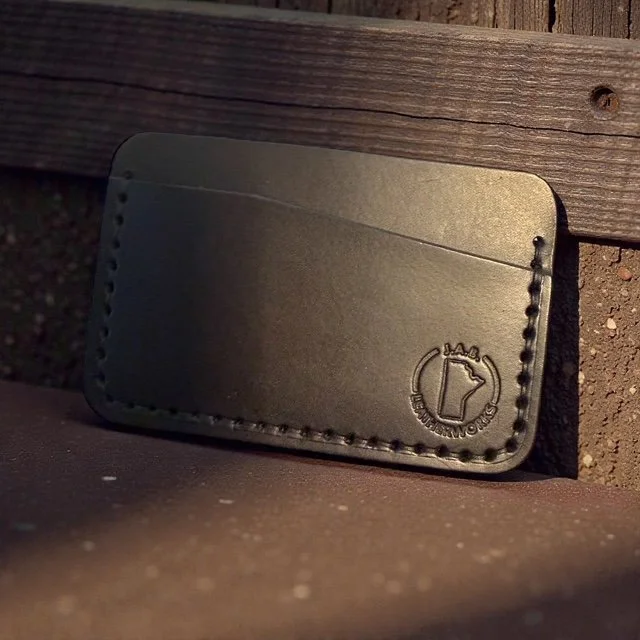 Custom Leather Card Holder, Handmade leather wallet, Minimalist Wallet, personalized gift