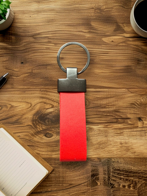 Handcrafted leather key loops, ready to ship.