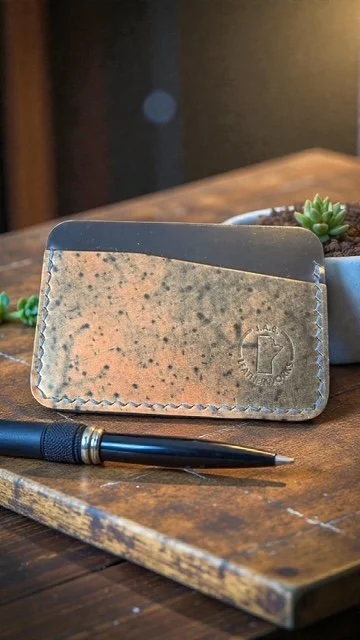 Shell Cordovan Horizontal Card Holder for Everyday Carry | Ready to Ship