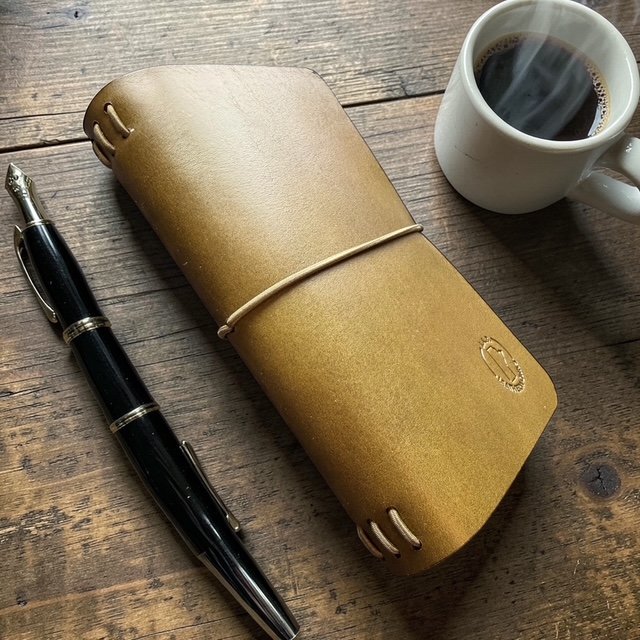 Leather notebook cover for Field Notes and pocket notebooks