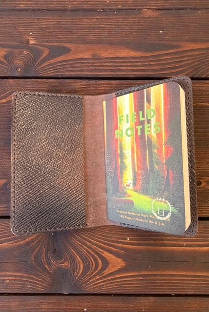 Ready to Ship Field Notes Folio – Custom Shell Cordovan Notebook Cover