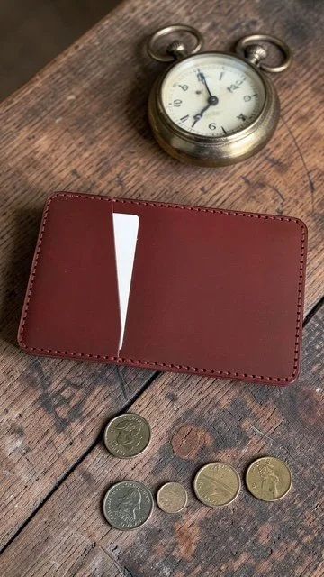 Full Grain Leather Bifold Wallet — Handcrafted 5 Pocket | J.A.B. Leatherworks