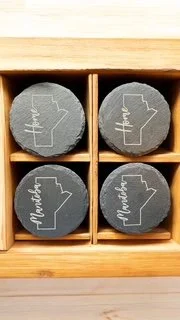 Slate Coaster — Laser Engraved or Full Colour Printed