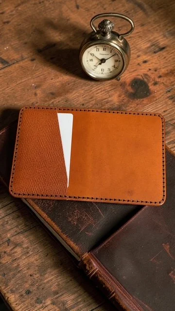 Full Grain Leather Bifold Wallet — Handcrafted 5 Pocket | J.A.B. Leatherworks