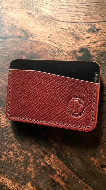 No. 64 — Rocado Shell Cordovan Horizontal Card Holder — Handcrafted, One-of-One, Ready to Ship