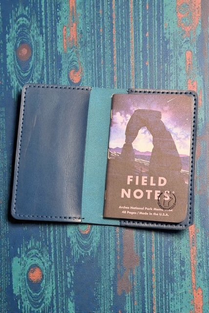Handmade Leather Field Notes Folio – Premium Notebook Cover with Card Pockets | Ready to Ship