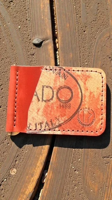 Bifold Money Clip Brown 1.JPG