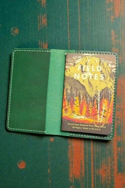 Leather Field Notes Folio – Handcrafted Notebook Organizer, Premium Folio Cover – In Stock