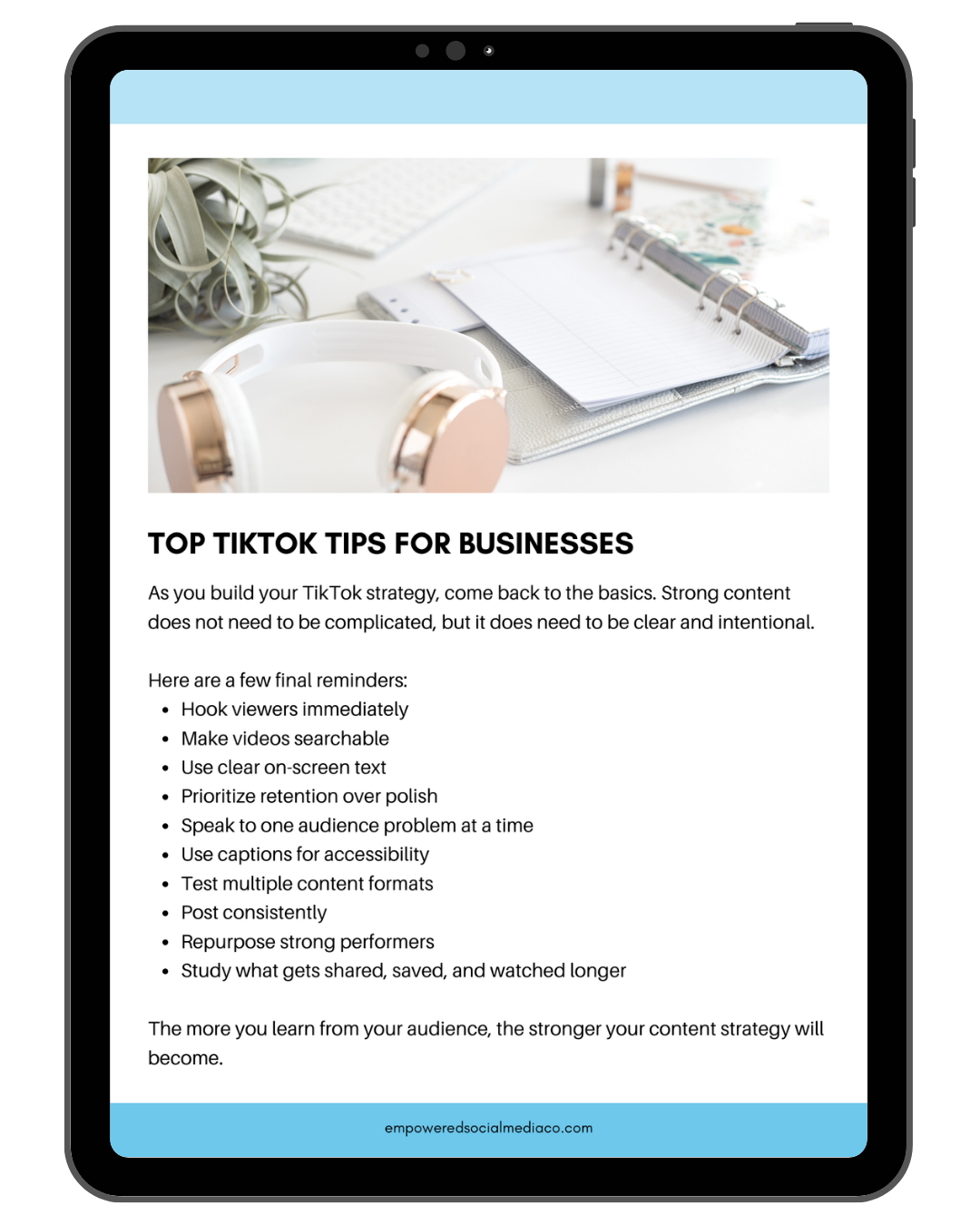 tiktok tips for businesses