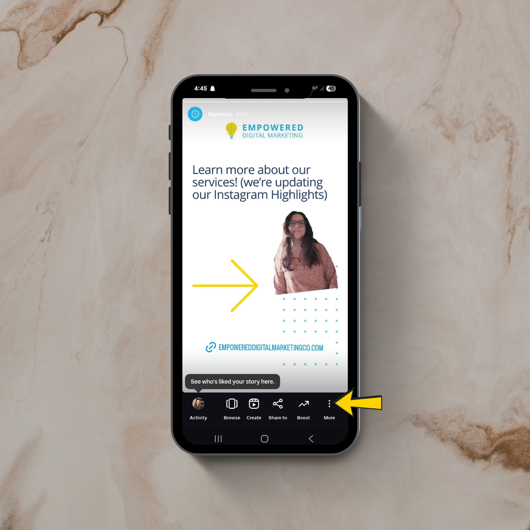 how to add instagram highlights step by step guide step 9