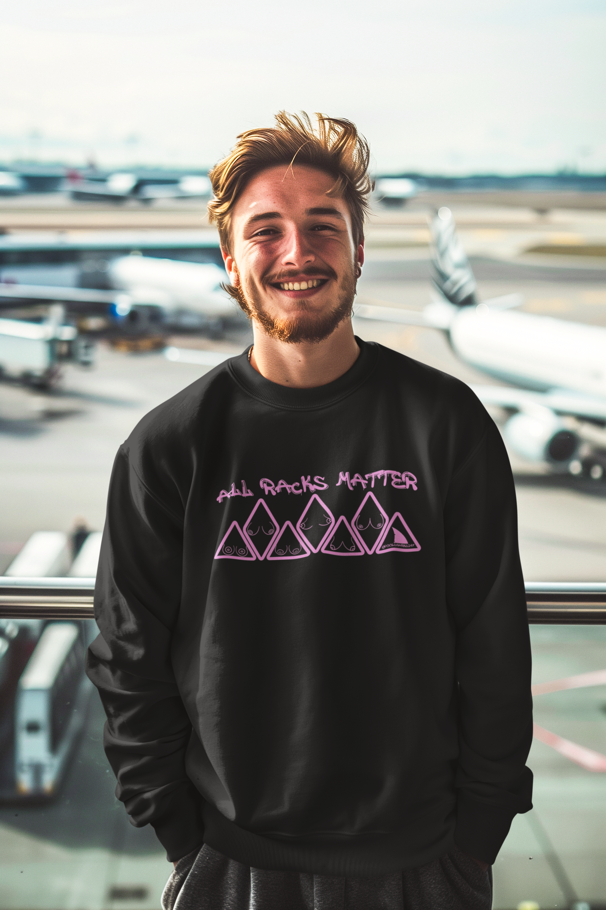 ai-created-mockup-of-a-smiling-man-wearing-a-sweatshirt-at-an-airport-m40551.png