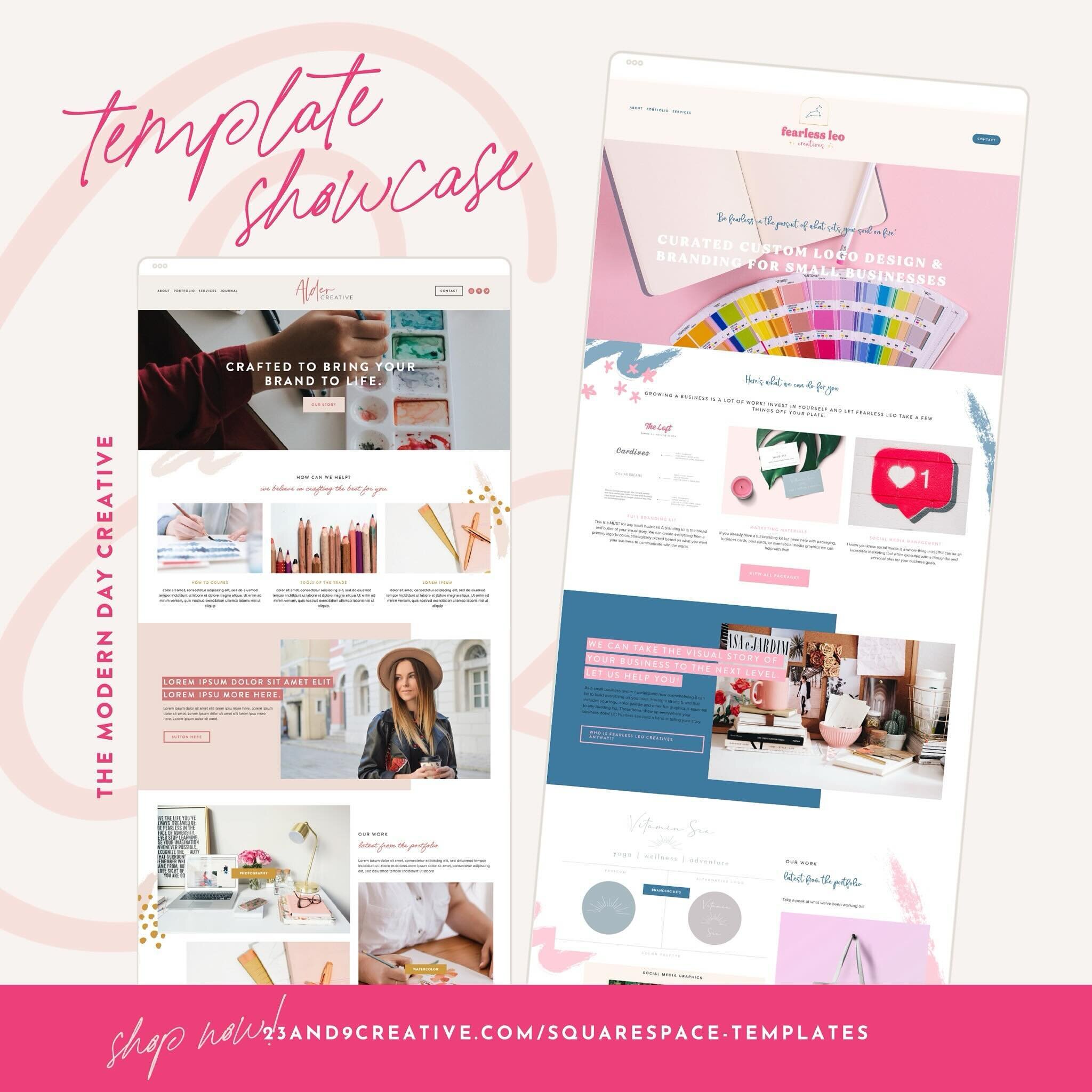 ✨Happy Saturday!✨ Dropping a little client showcase BEFORE ➡️ AFTER for your day's inspo! 😍 Ever wondered what *your* site might look like with my templates!? Well get a peep at this one... 👀

The BEST part 👏🏻 about my templates is seeing how uni