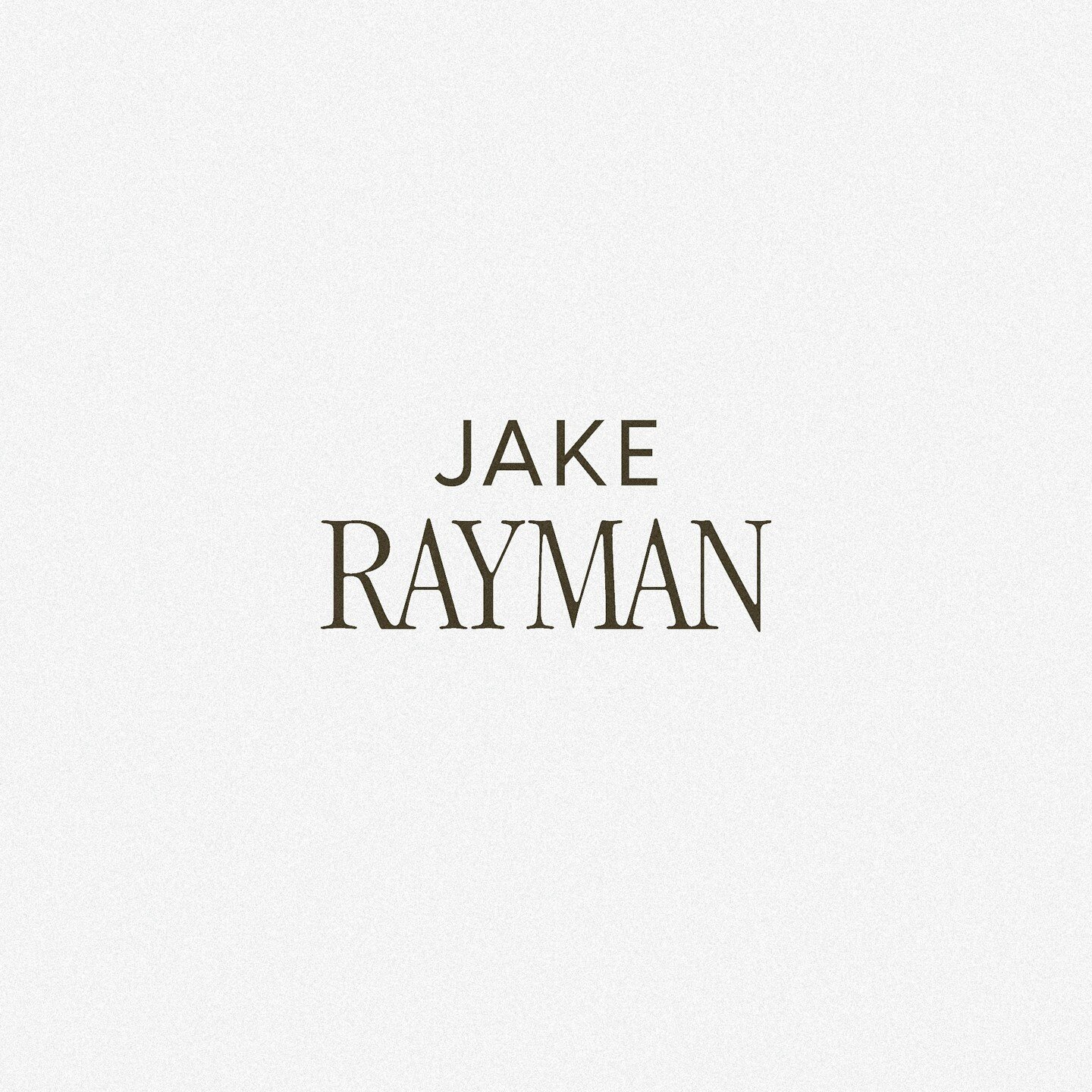 Word-mark from @jakeraymanvideoproductions branding suite. Jake is an Ohio-based wedding videographer that was looking to step up his visuals to closer identify w/ his clientele.