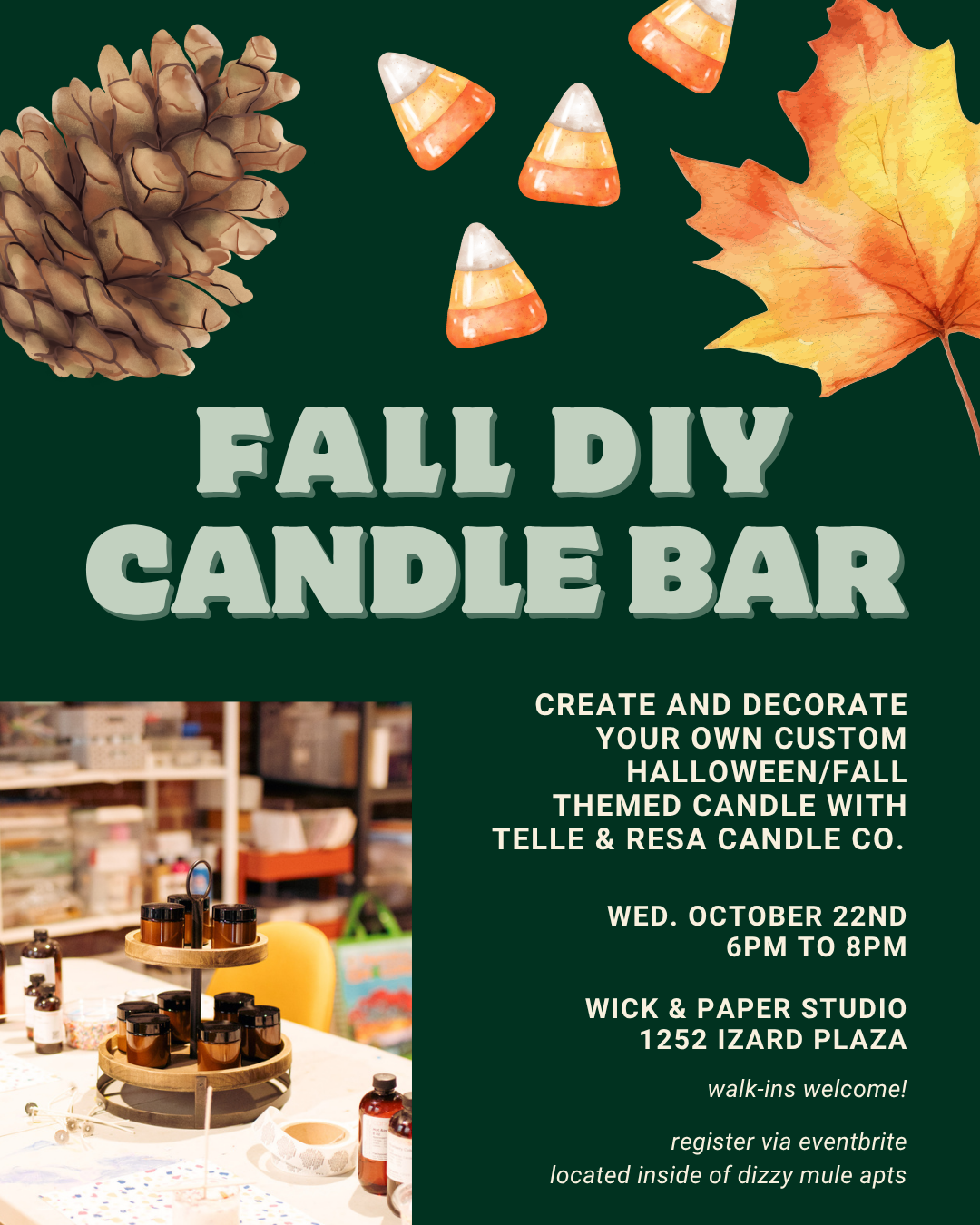 DIY CANDLE WORKSHOP AT WICK & PAPER STUDIO