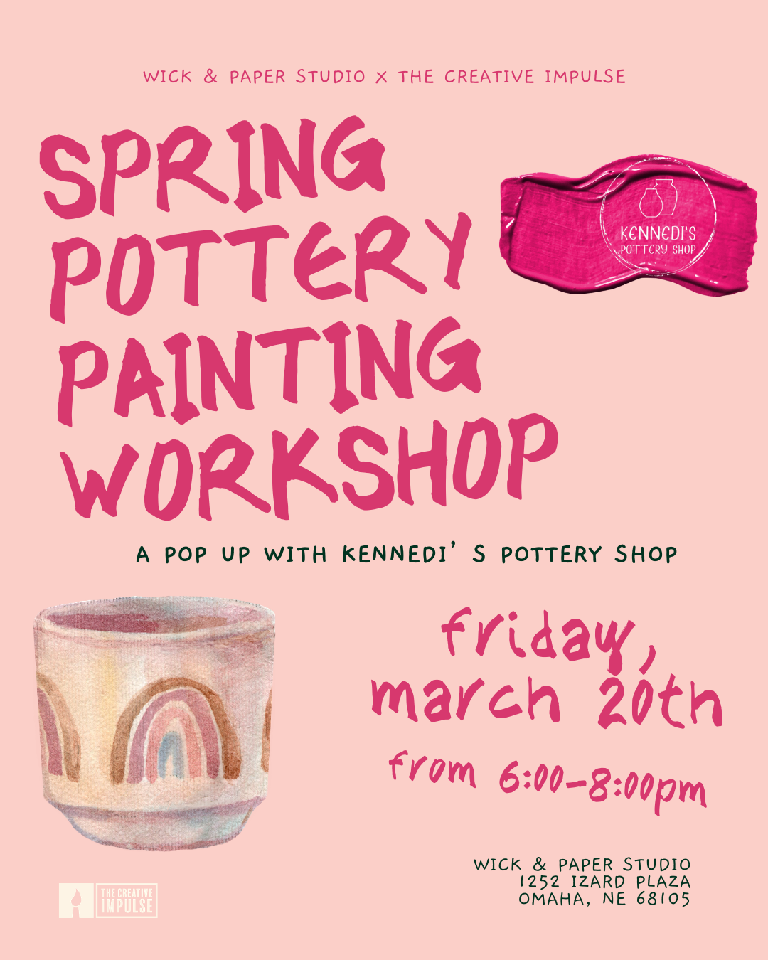 SPRING POTTERY PAINTING
