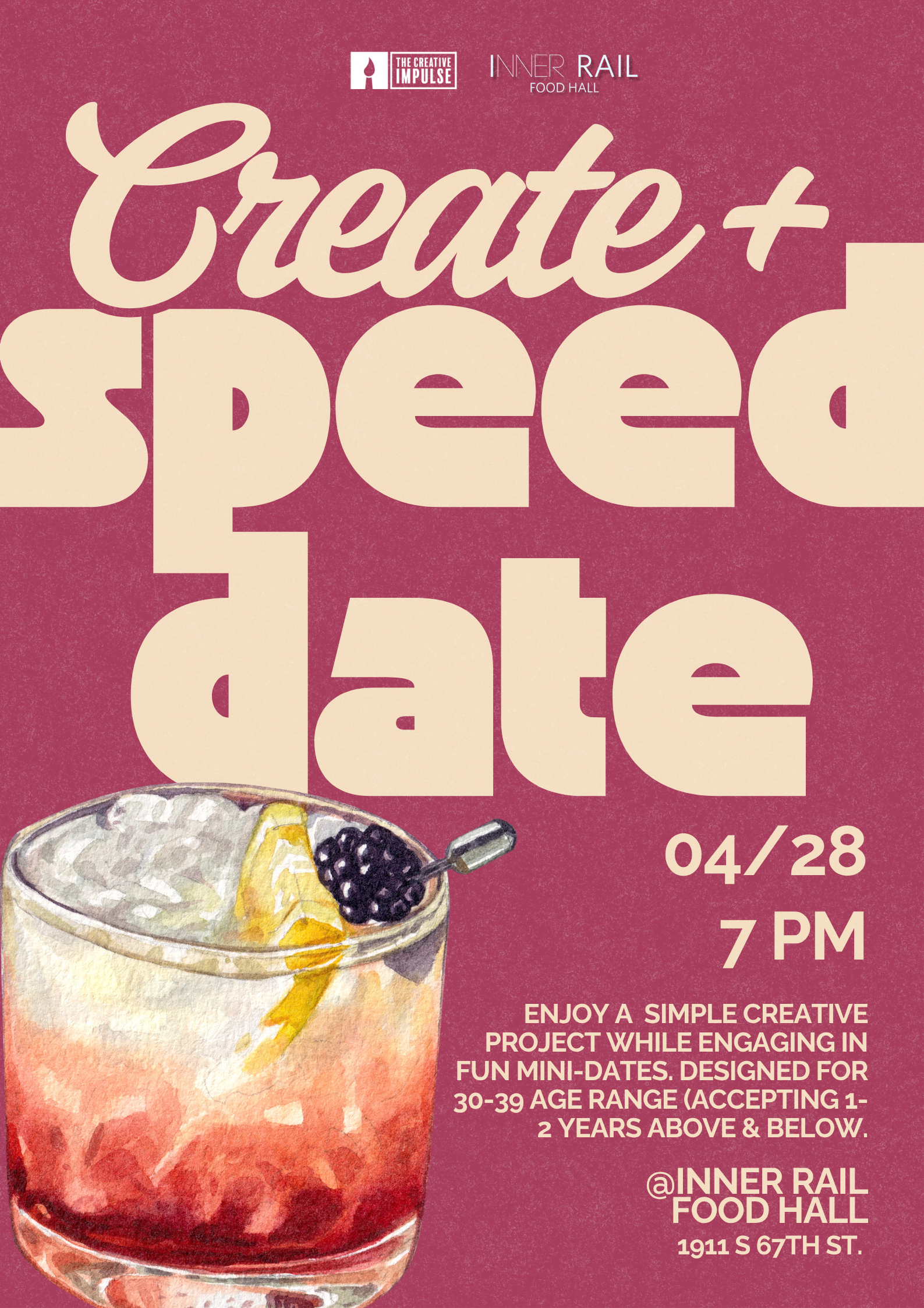CREATE &amp; SPEED date: Sharpie art