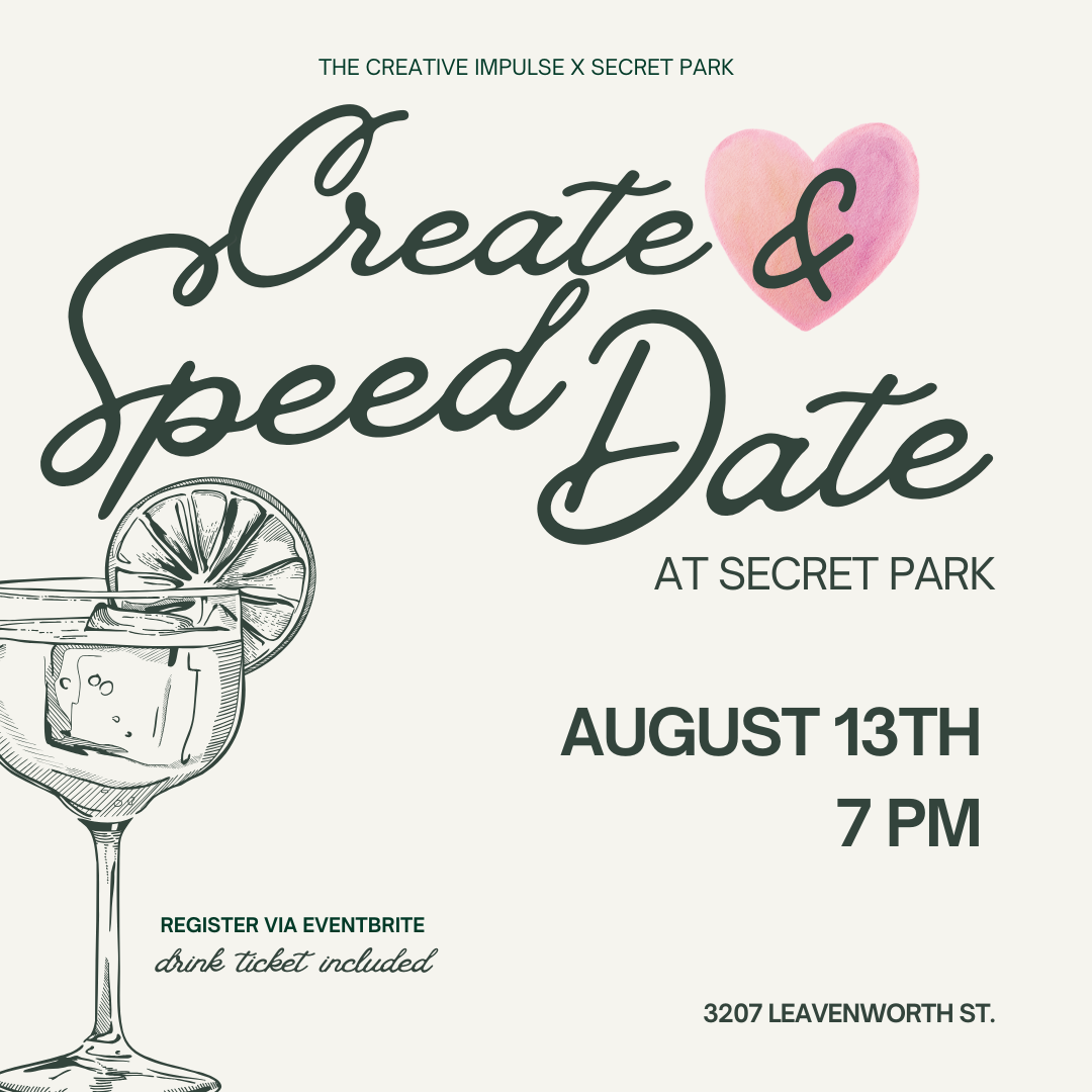 CREATE &amp; SPEED DATE AT SECRET PARK