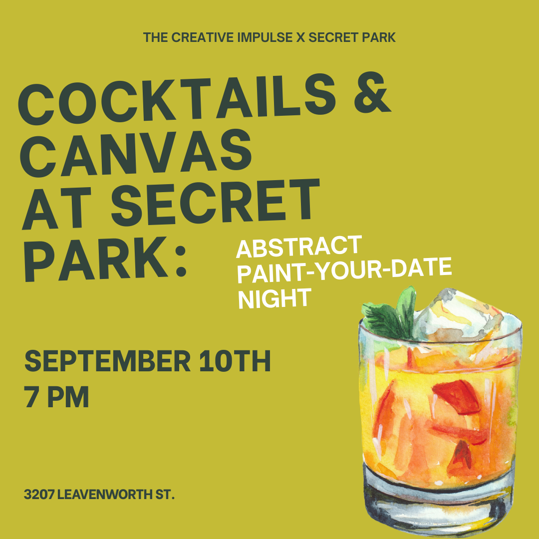 COCKTAILS &amp; CANVAS: ABSTRACT PAINT YOUR DATE