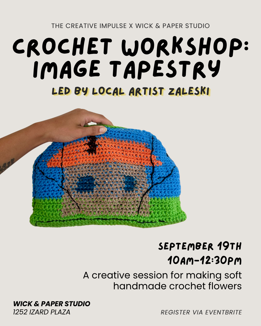Image Tapestry Crochet Workshop