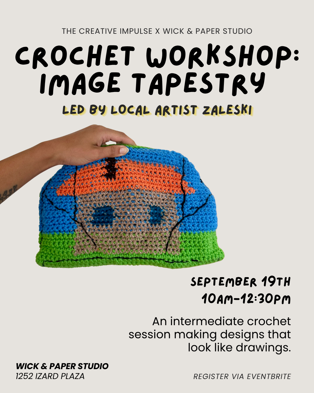 Image Tapestry Crochet Workshop