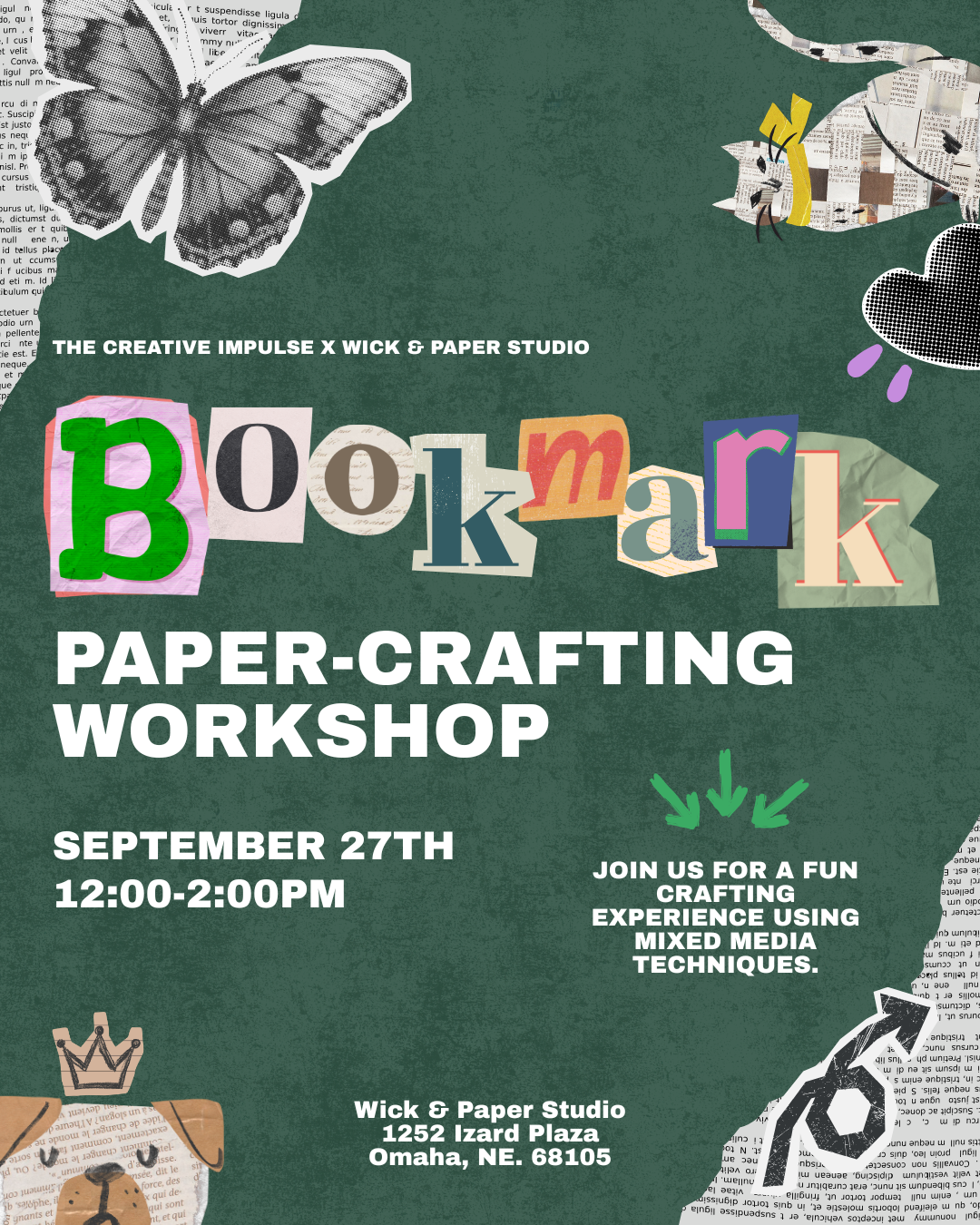 BOOKMARK PAPER-CRAFTING WORKSHOP