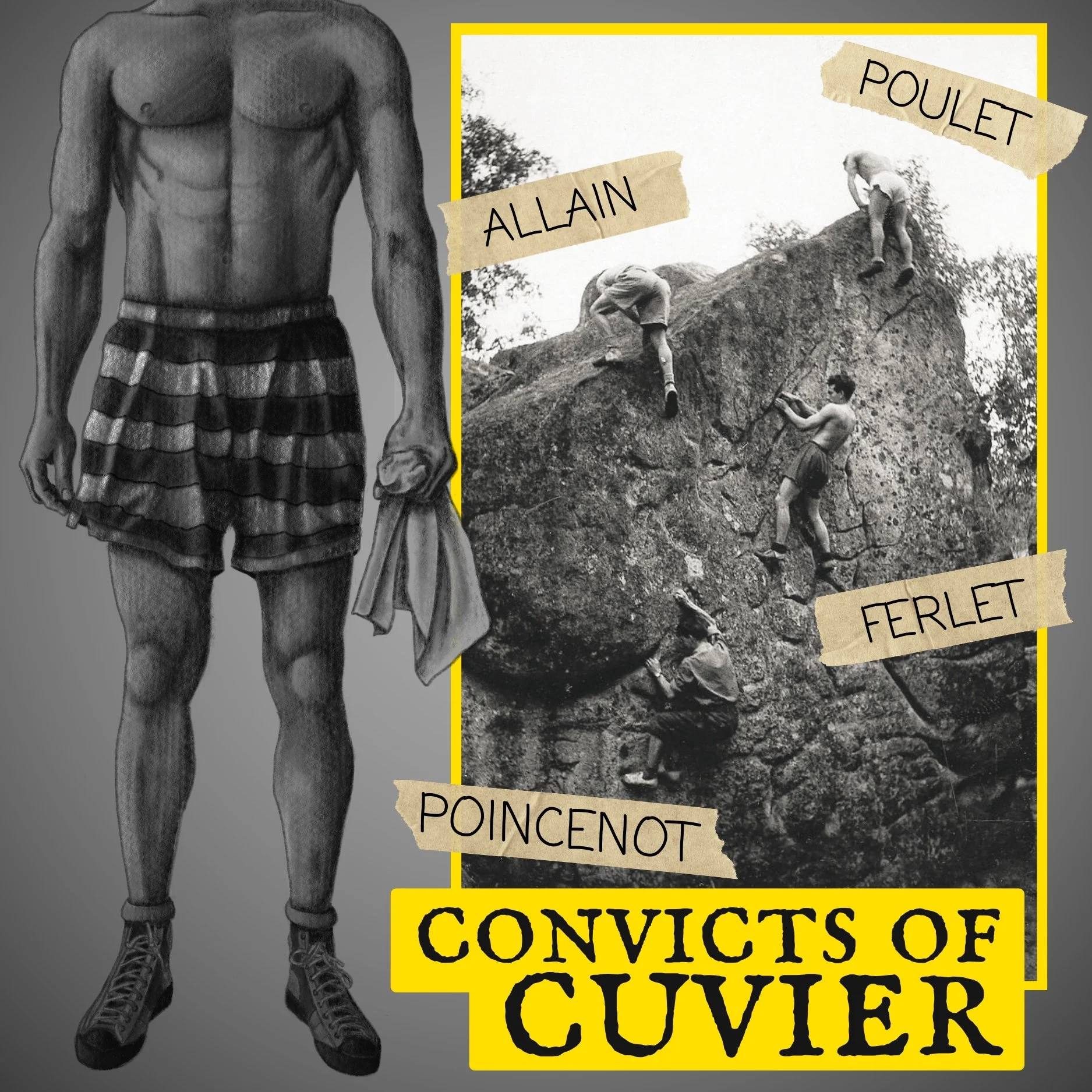 World’s First 6A (V3) Boulder and The Convicts of Cuvier