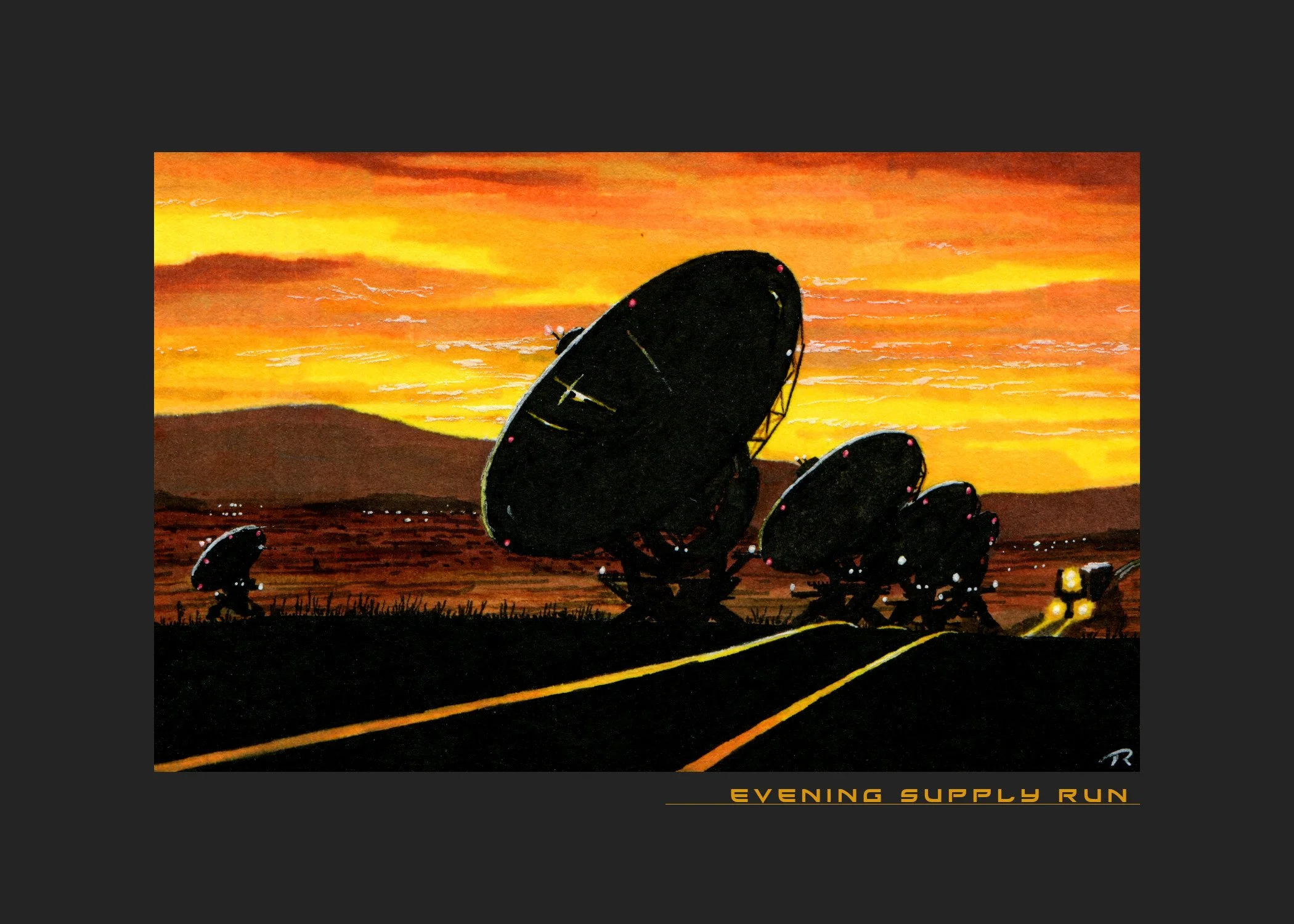 Evening Supply Run 5x7 print