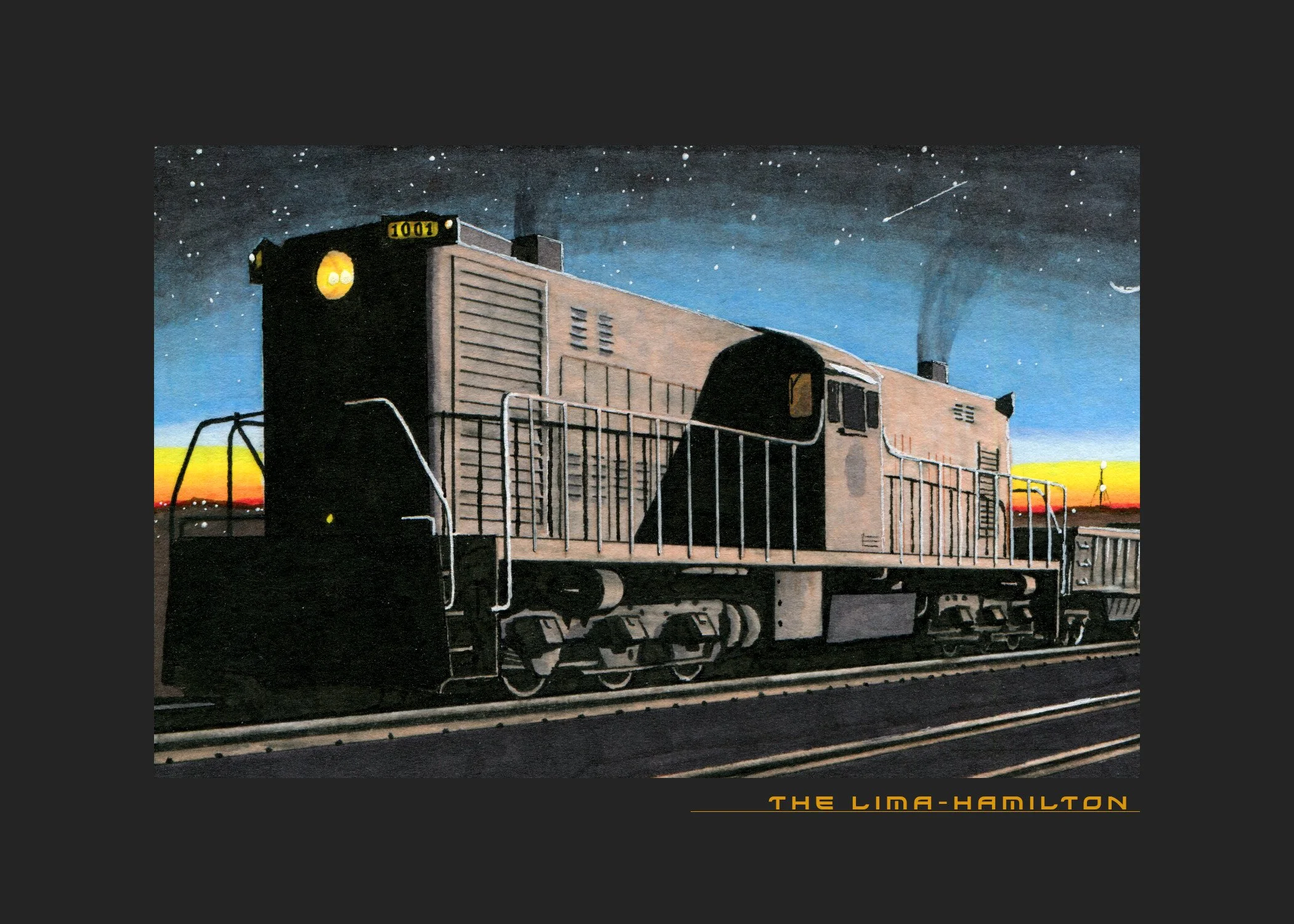 The Lima-Hamilton 5x7 print