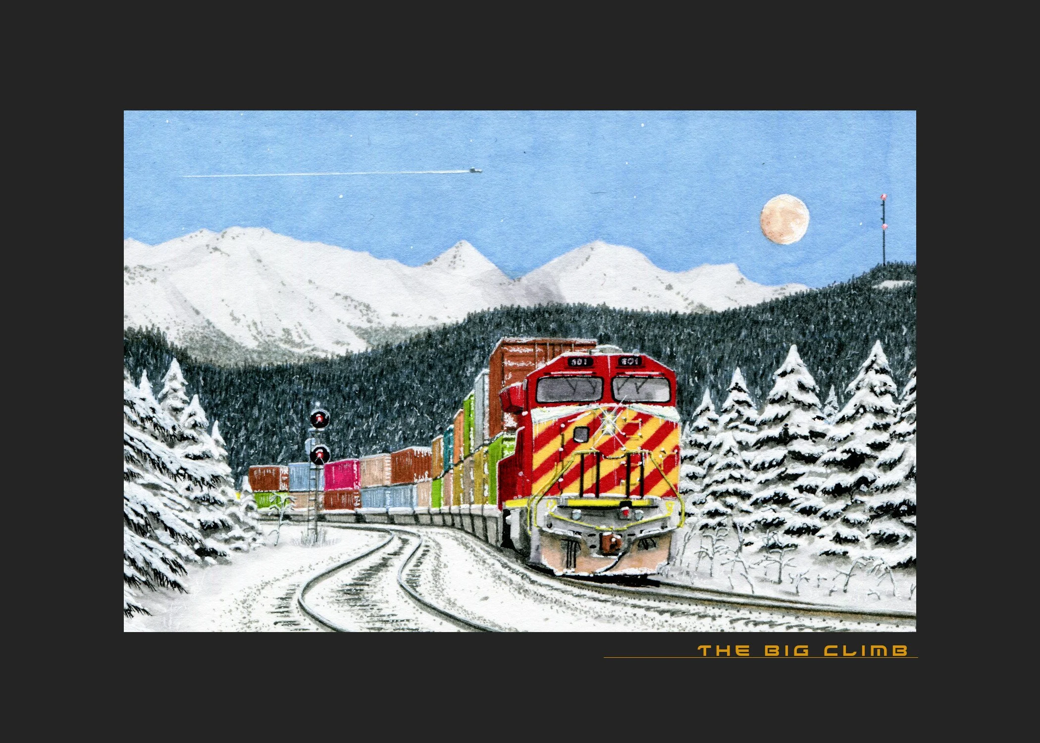 The Big Climb 5x7 print