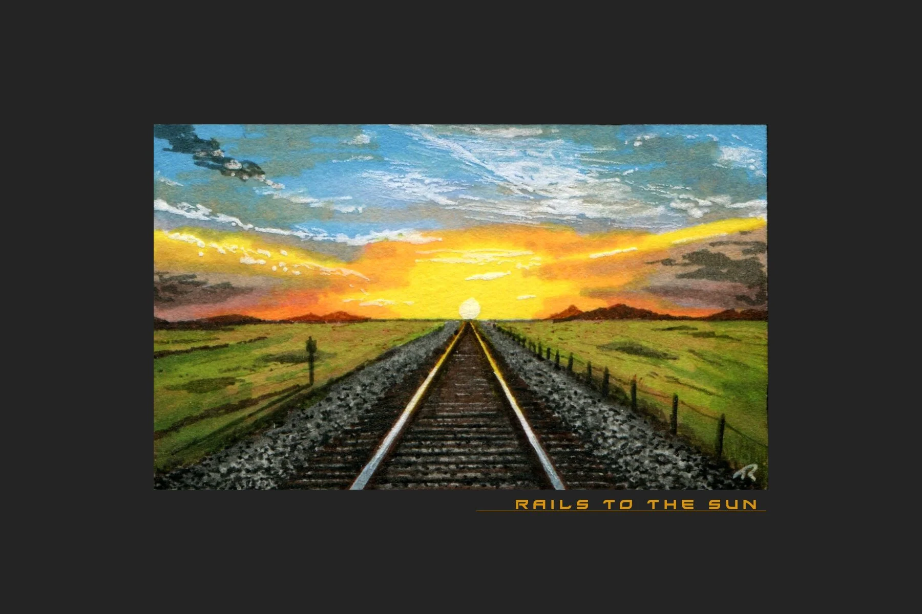 Rails to the Sun 4x6 print