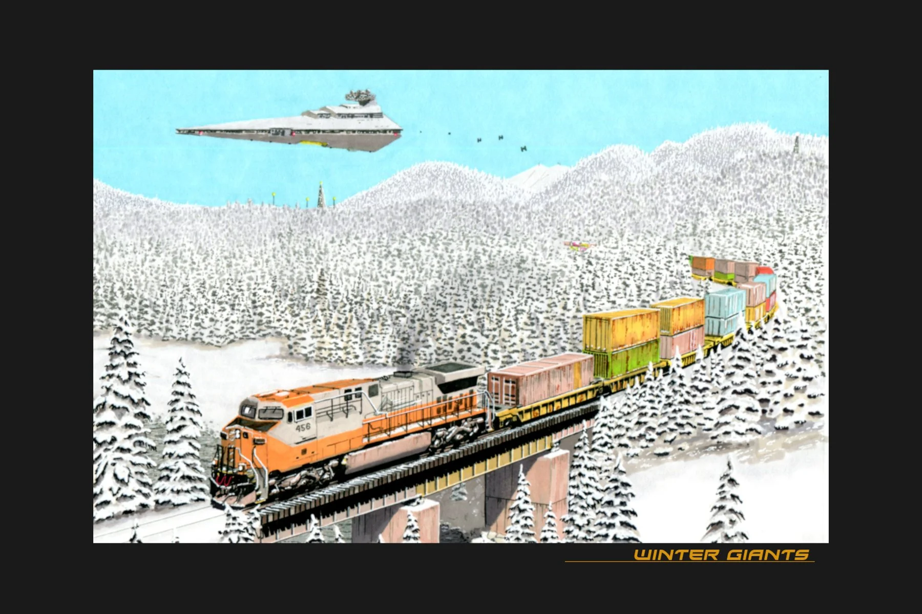 Winter Giants 4x6 print