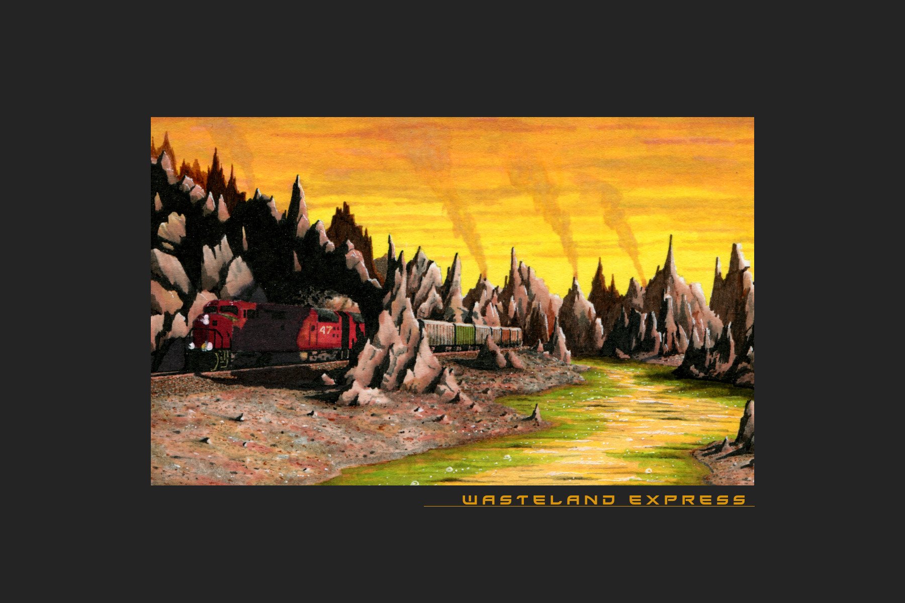 Wasteland Express 4x6 print