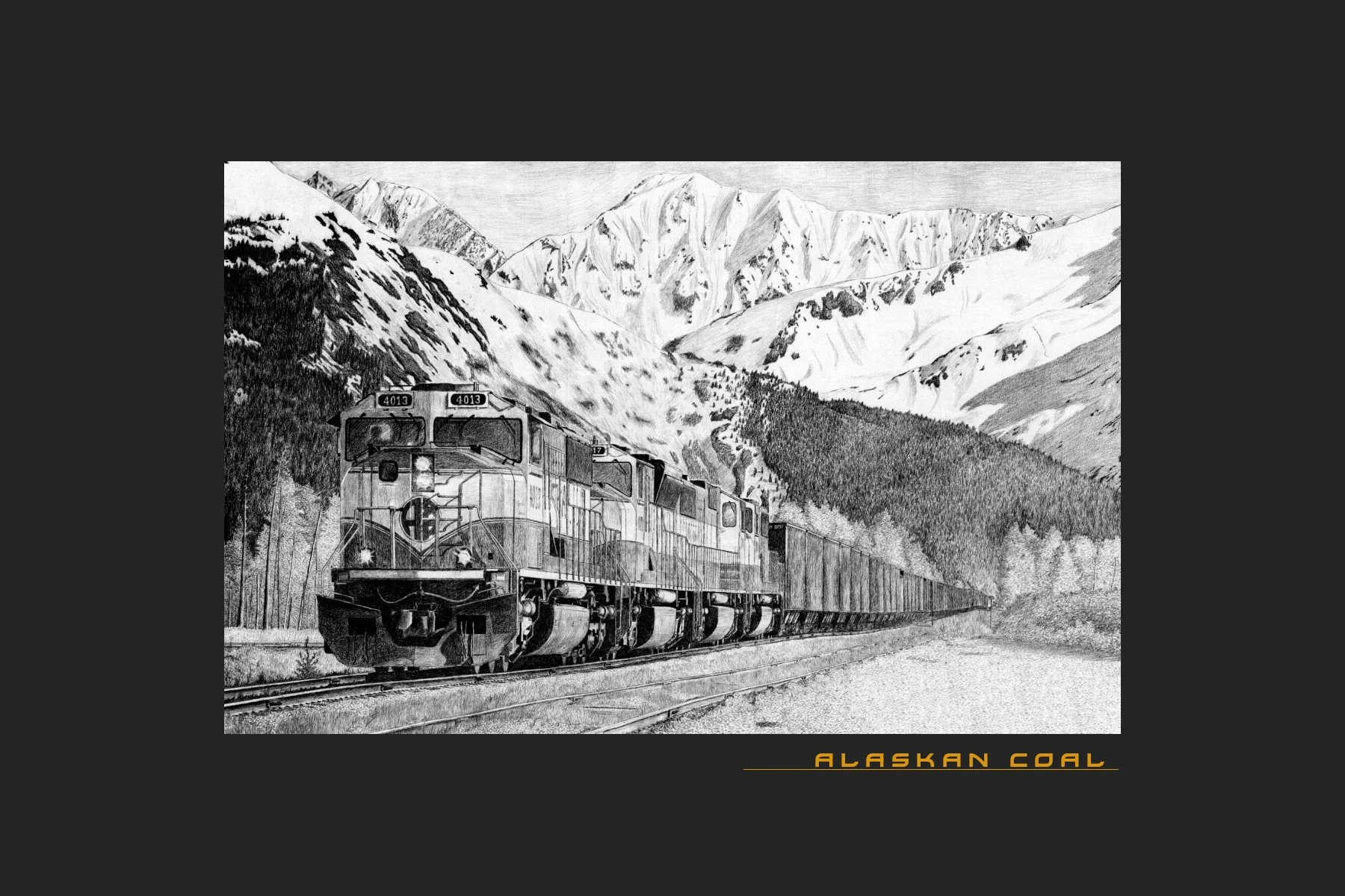 Alaskan Coal 4x6 print