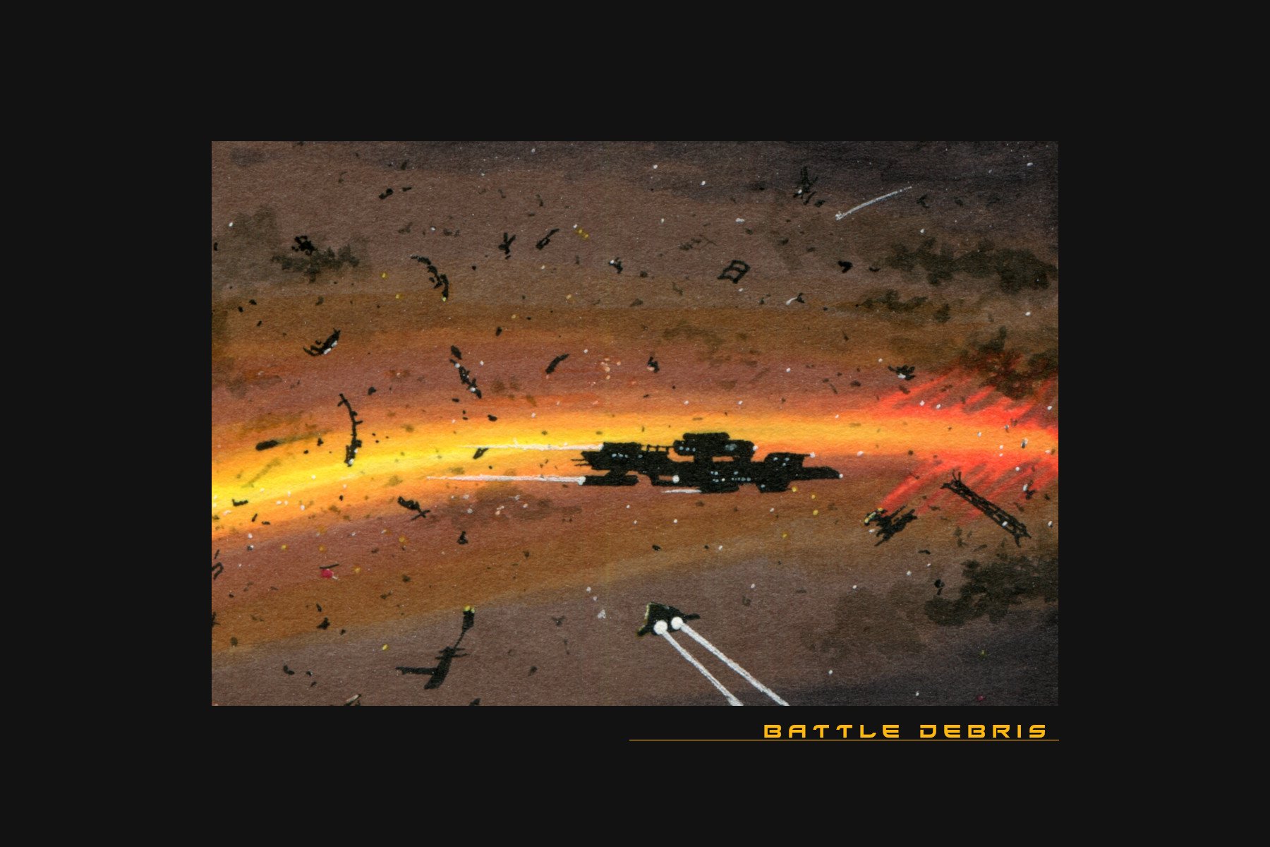 Battle Debris 4x6 print