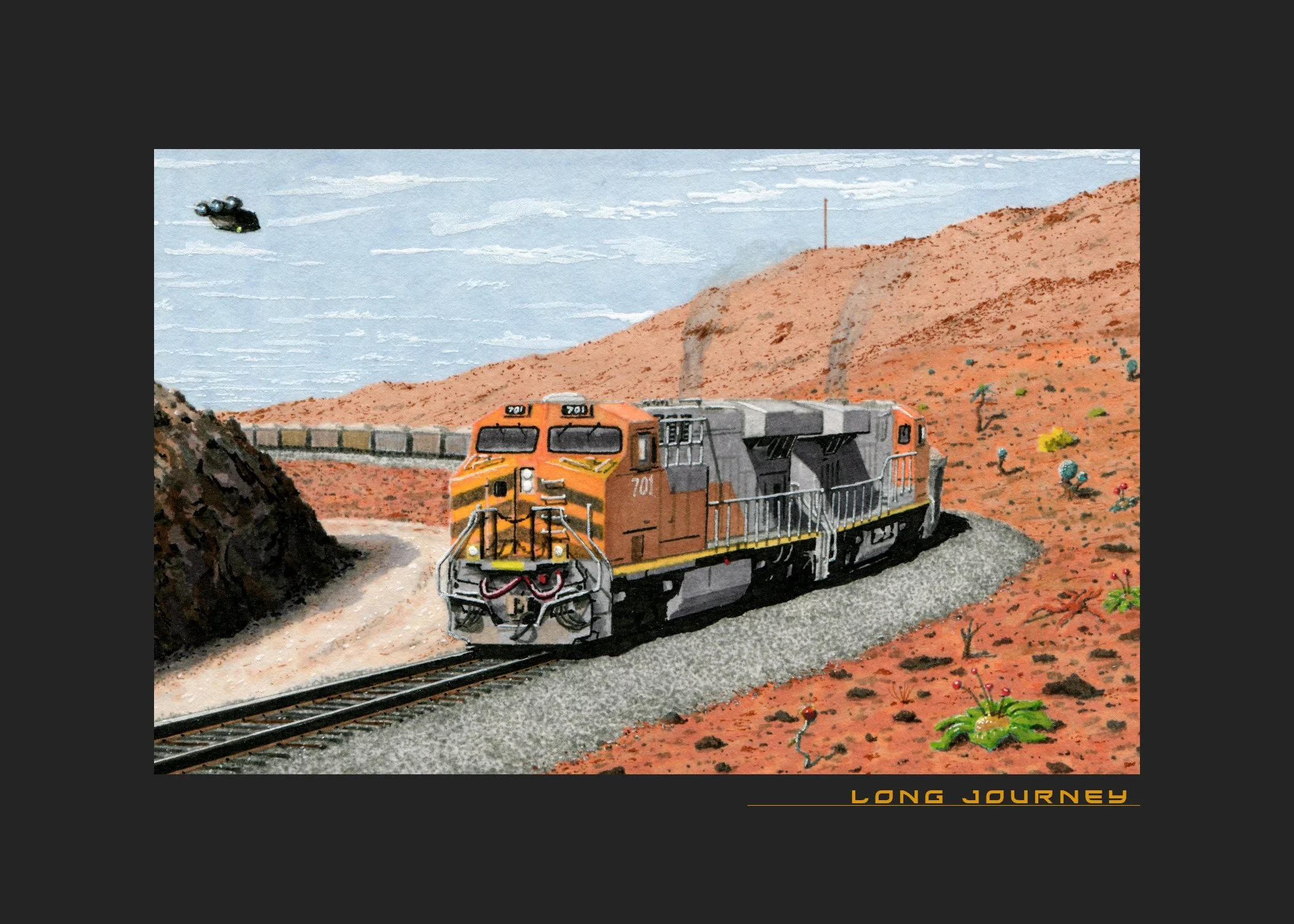 Long Journey 5x7 print