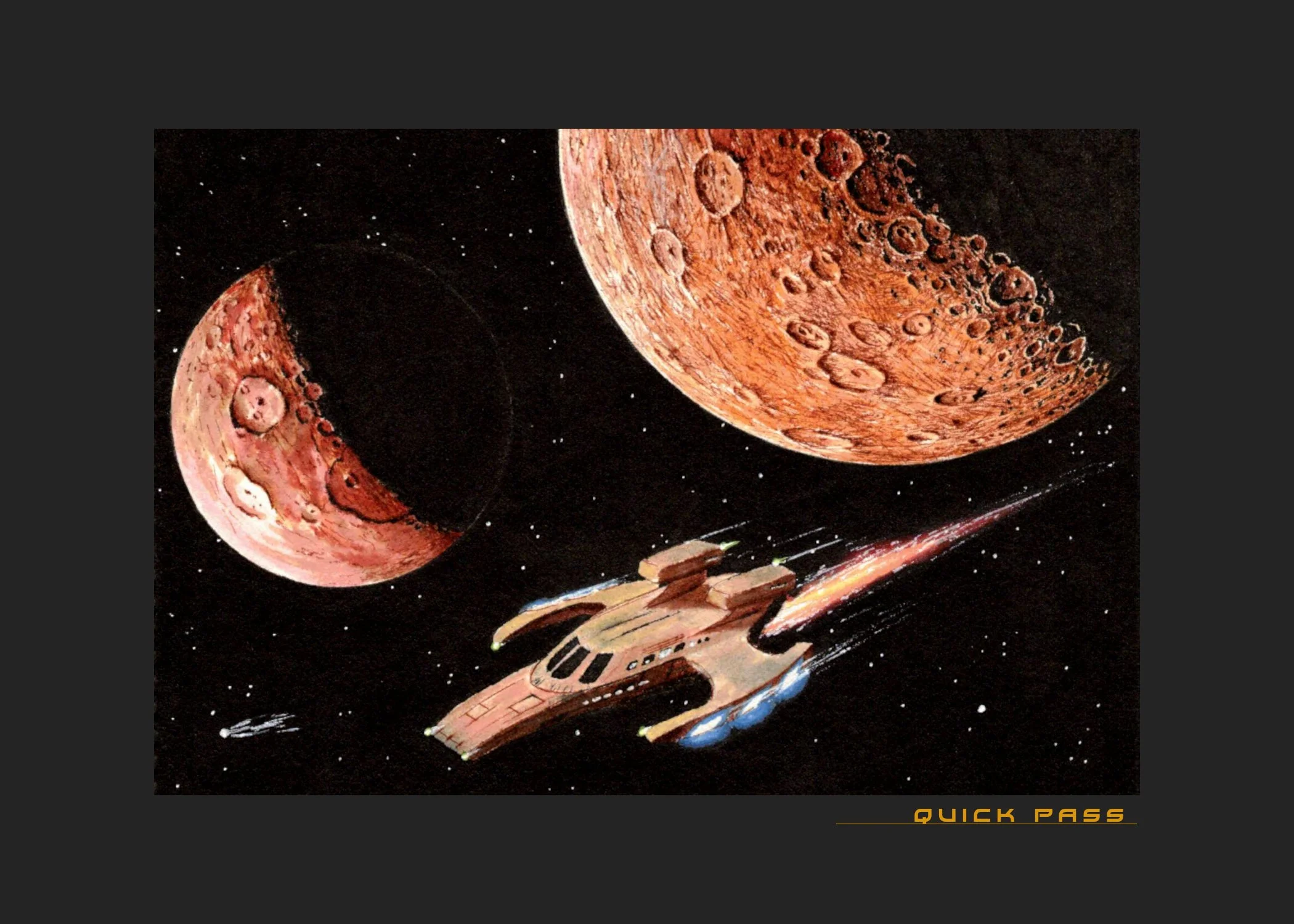 Quick Pass 5x7 print