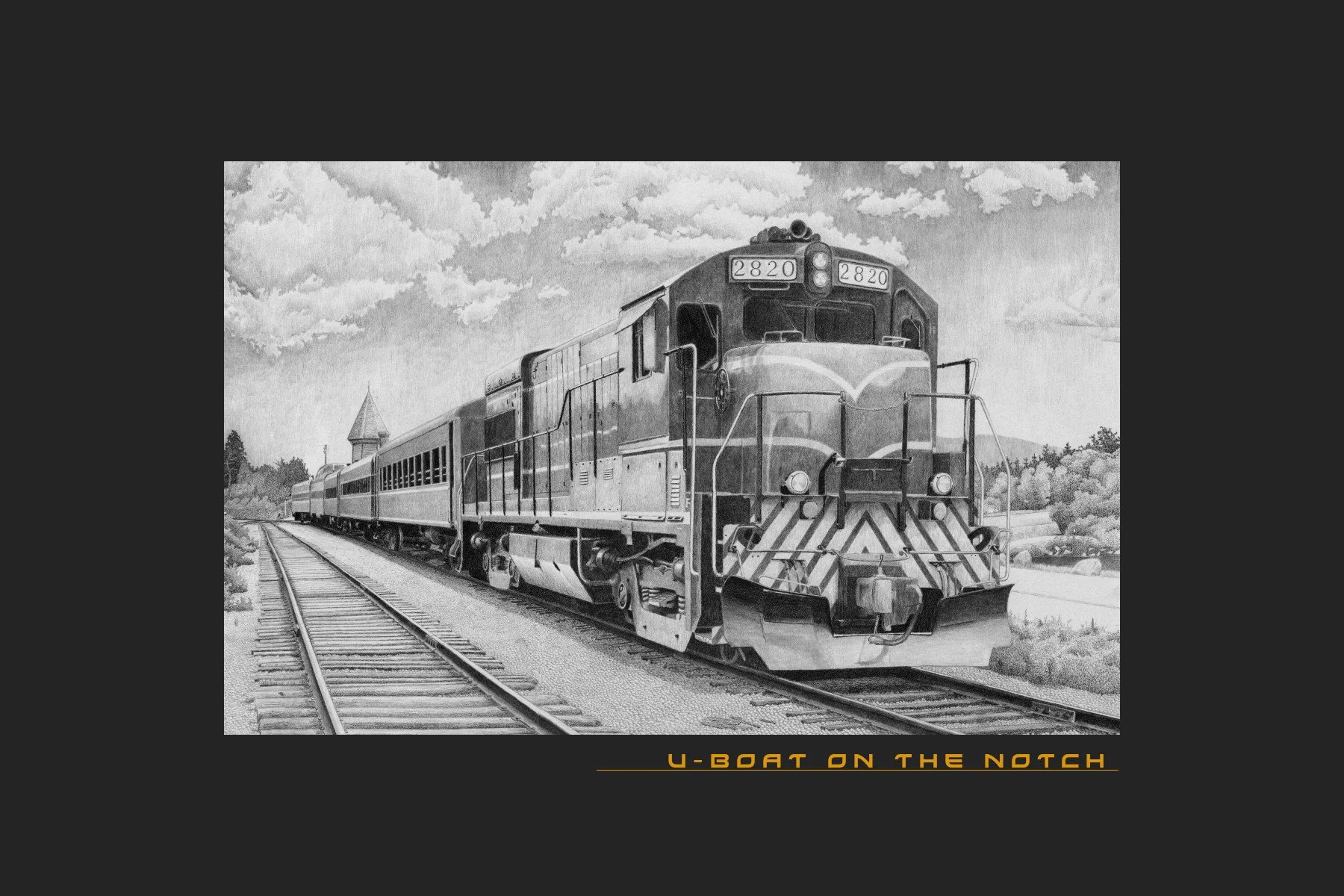 U-Boat on the Notch 4x6 print