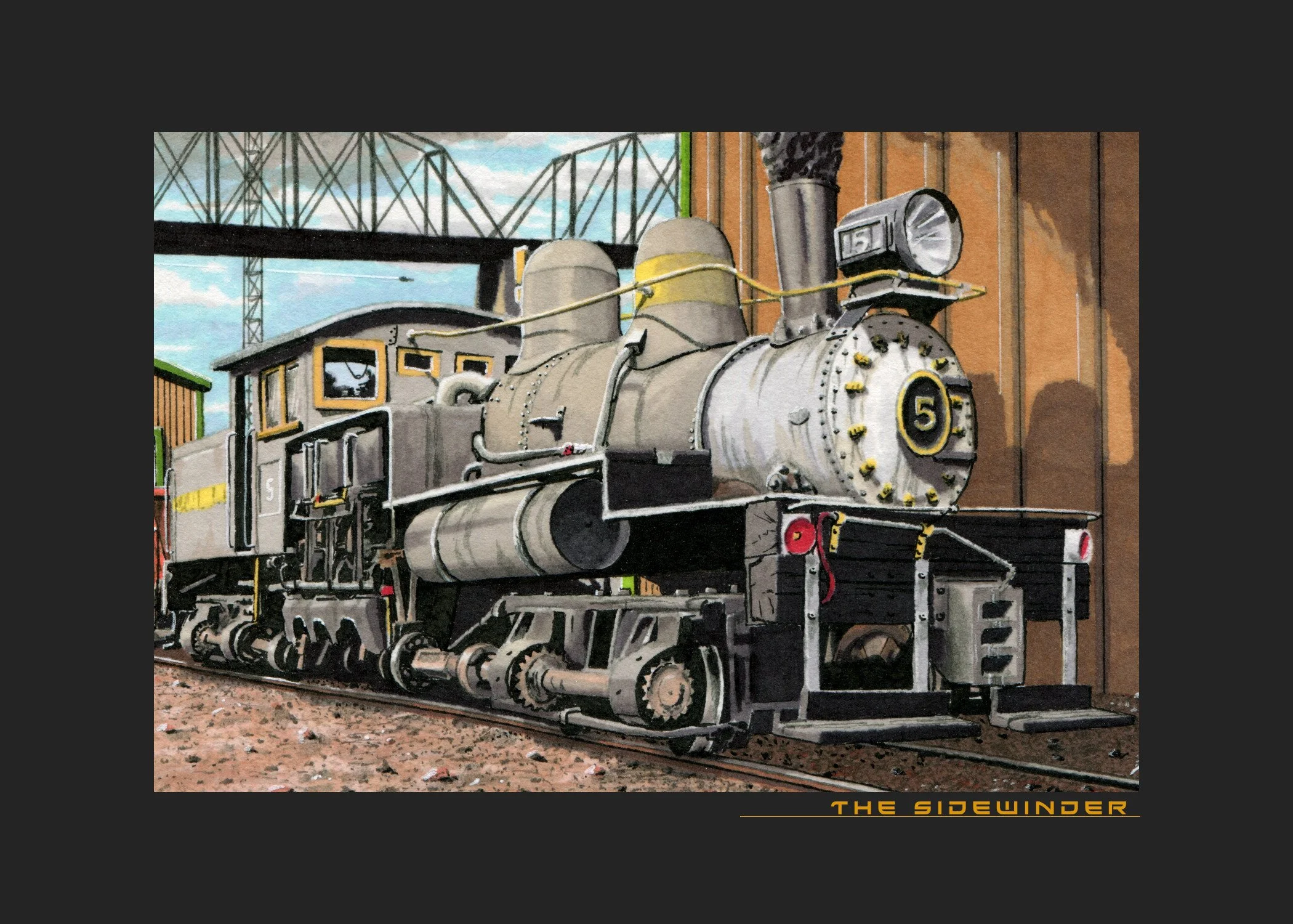 The Sidewinder 5x7 print