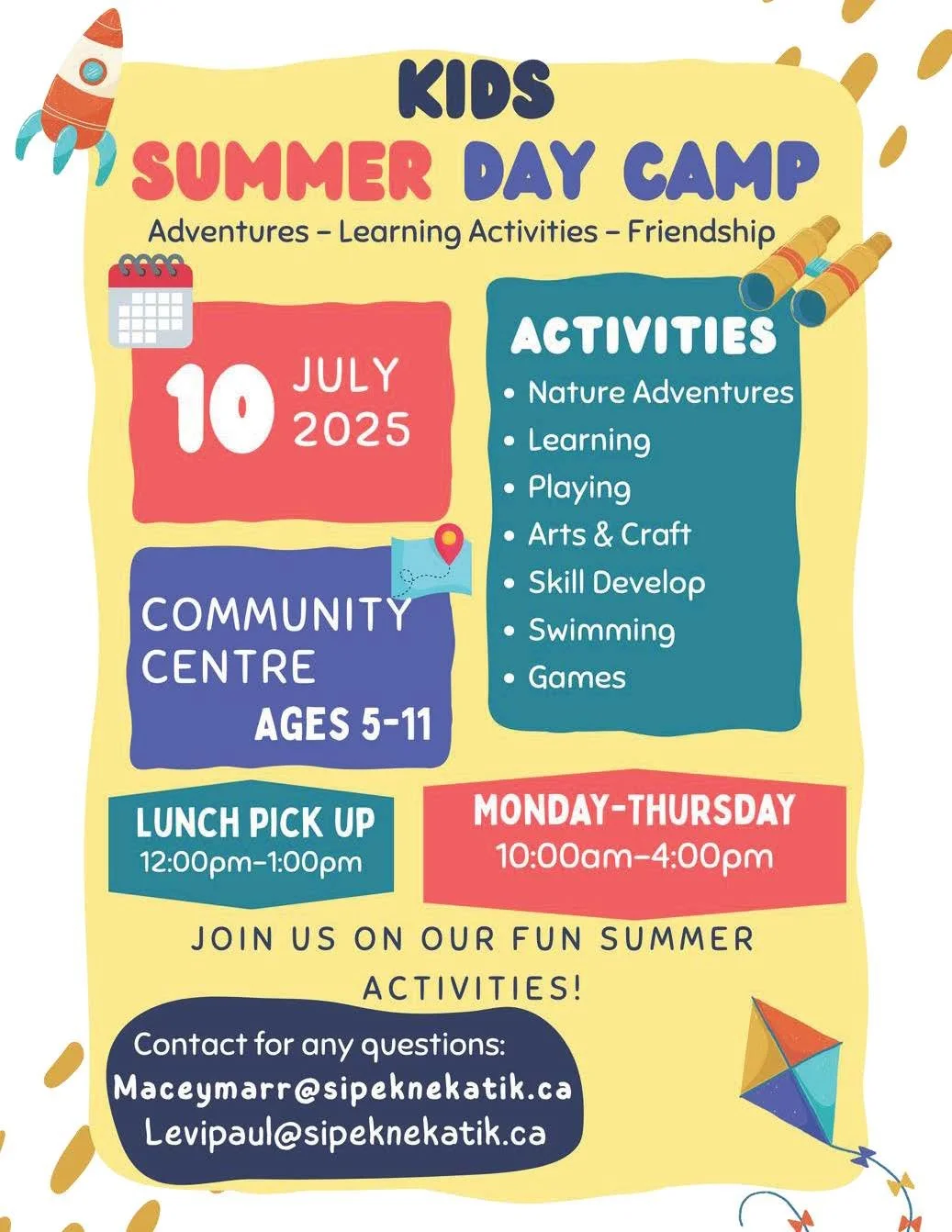 Summer Day Camp - Applications now open!