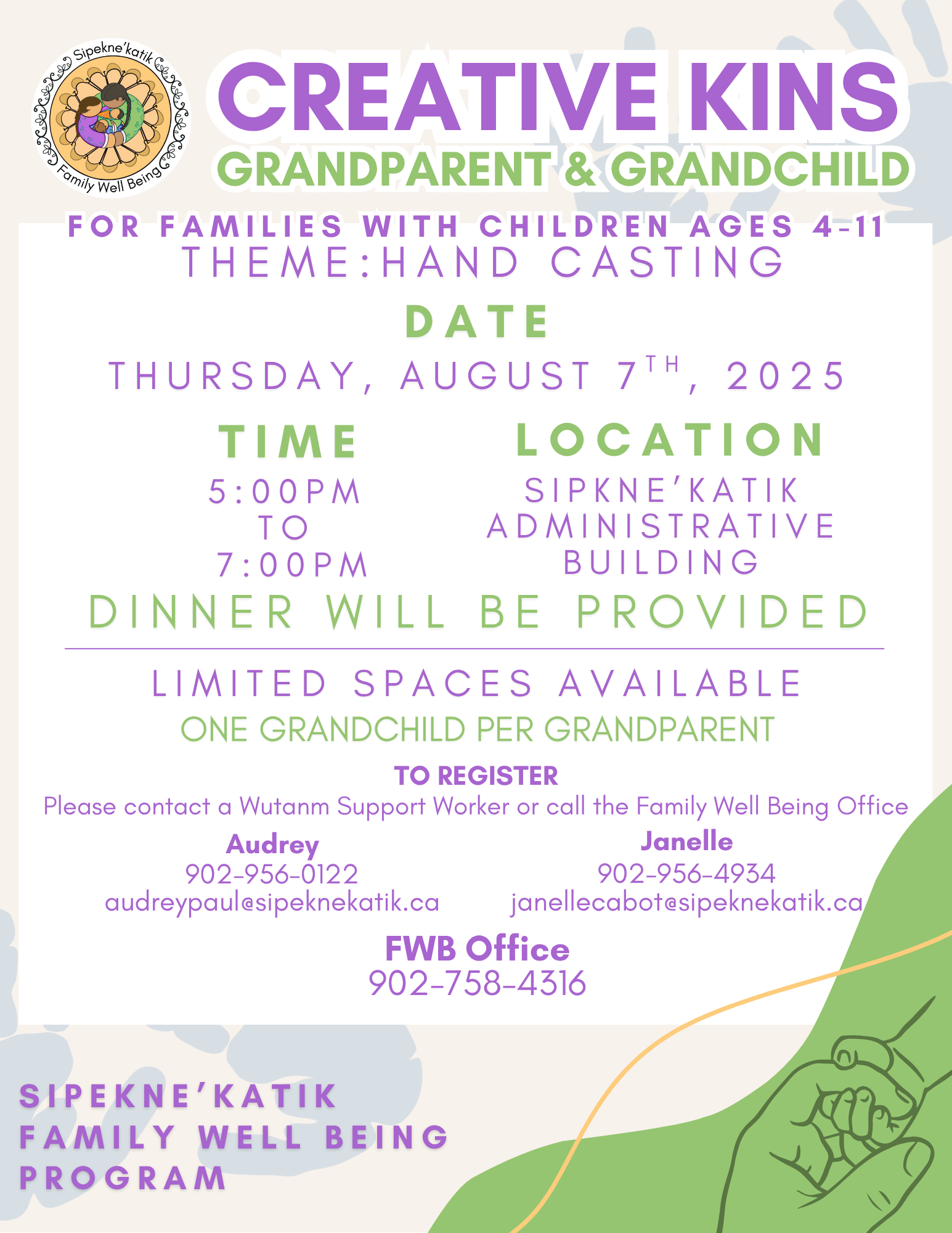 Creative Kins: Grandparent & Grandchild Hand Casting