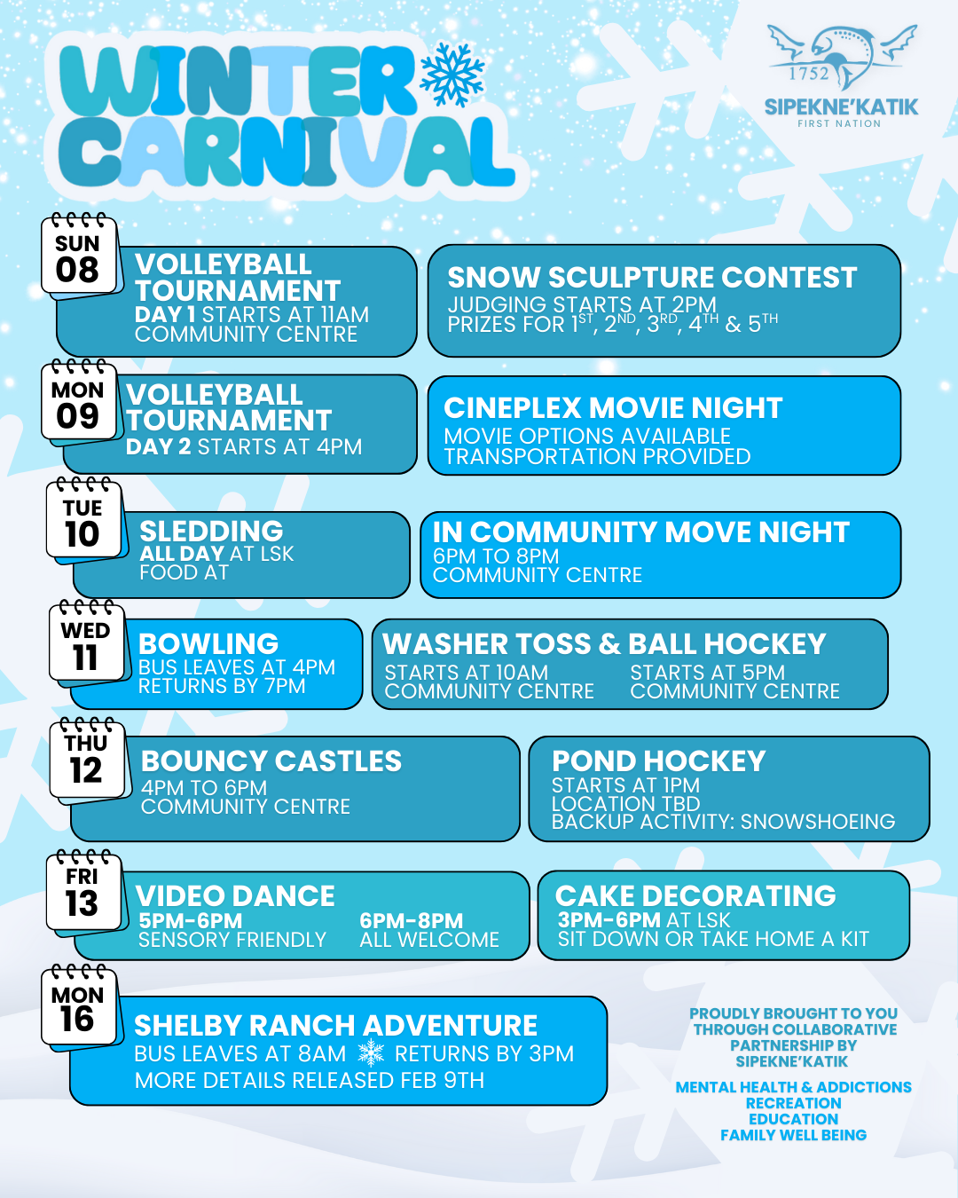 ❄️SIPE’KNE’KATIK WINTER CARNIVAL 2026❄️