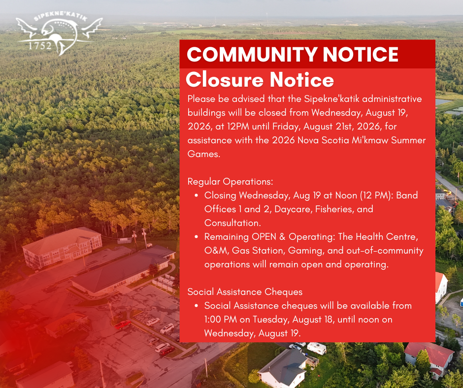Community Notice: Upcoming Closure