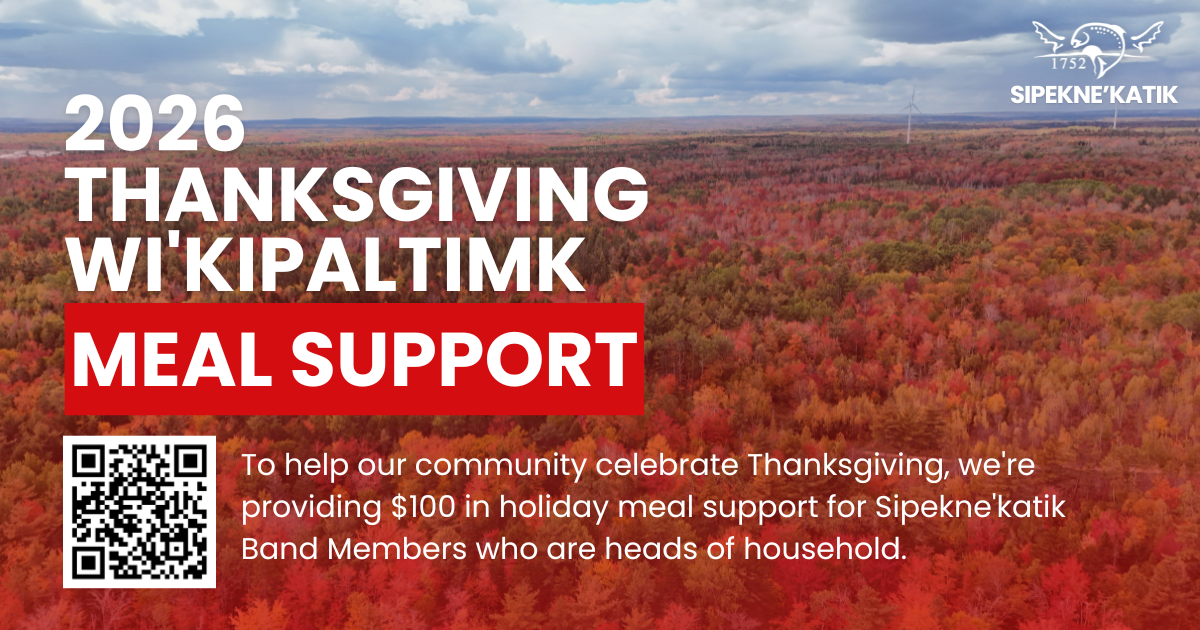 Sipekne’katik Thanksgiving Meal Support Application!