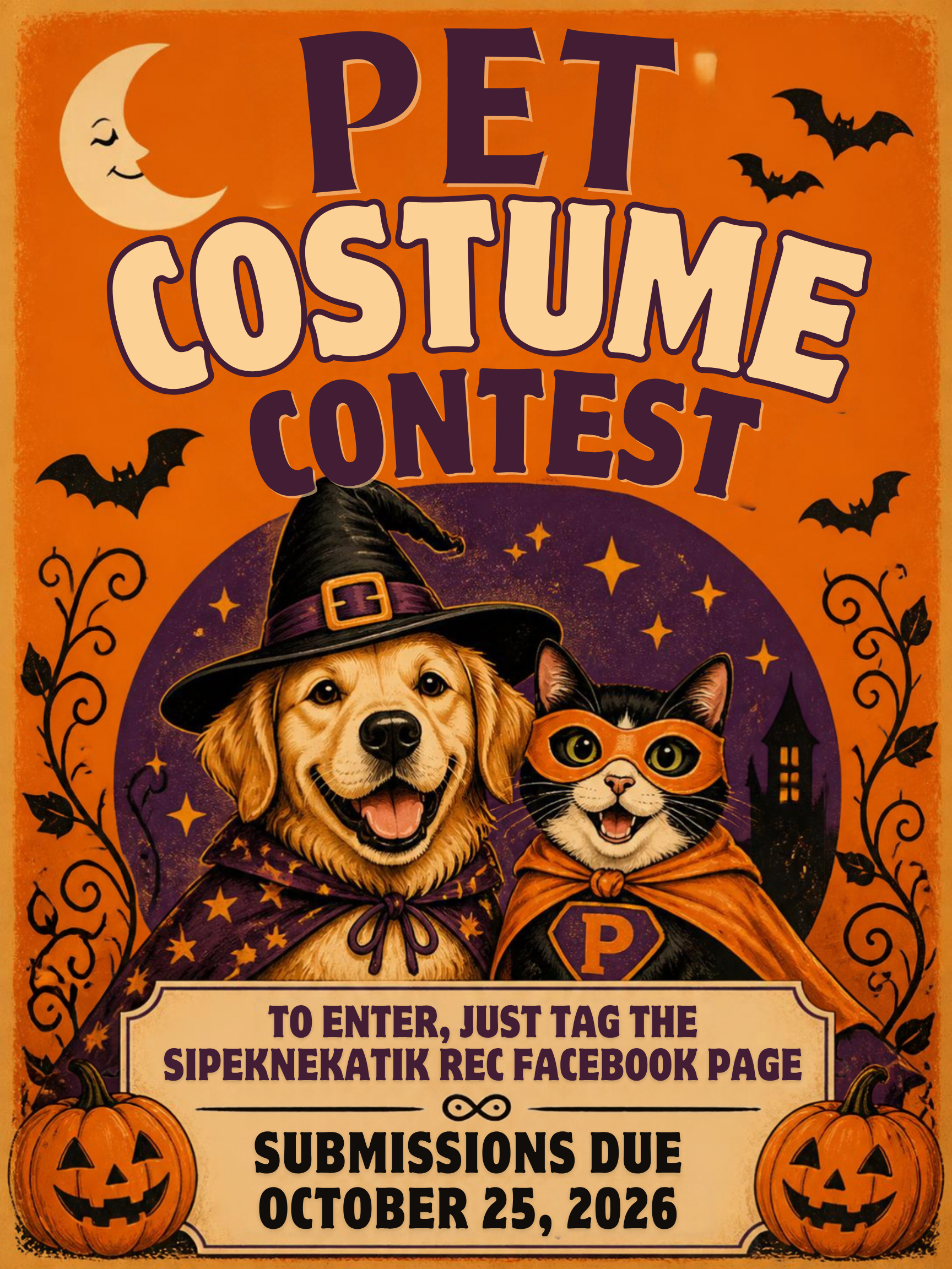 2nd Annual Howl-Oween Pet Costume Contest!